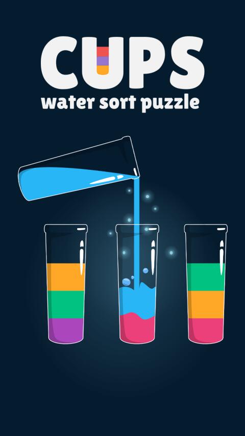 Jeu Android Cups: Water sort puzzle