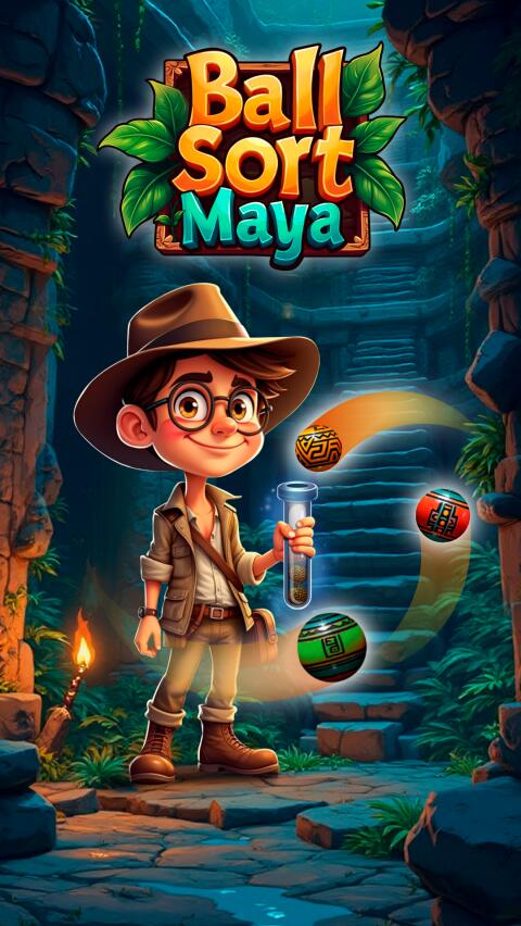 Jeu iPhone Ball sort maya