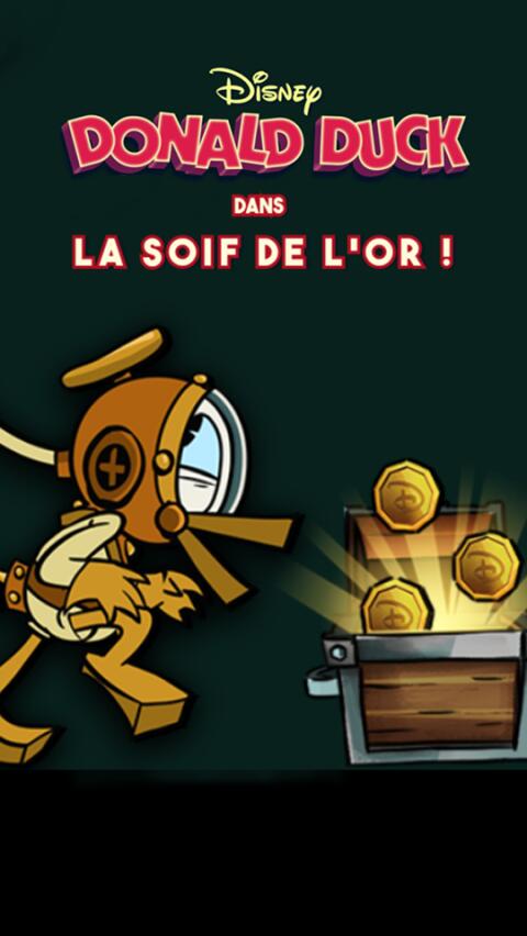 Jeu iPhone Donald Duck dans La soif de l'or!