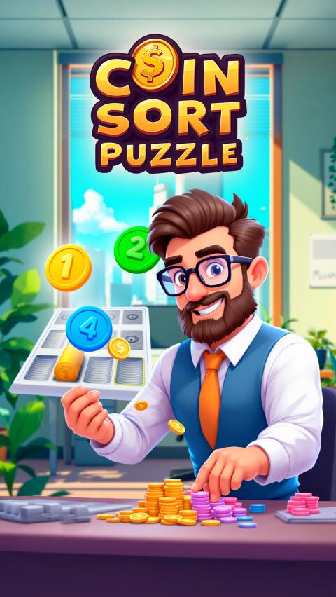 Jeu iPhone Coin sort puzzle