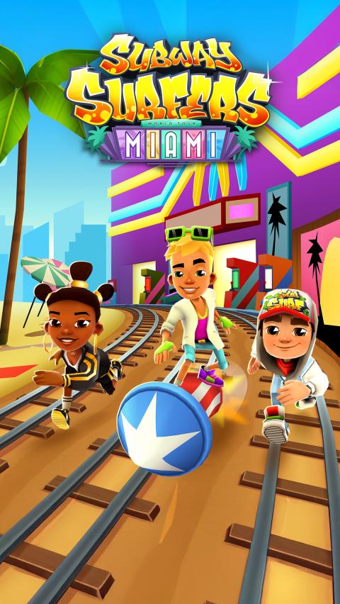 Jeu Android Subway surfers: Miami