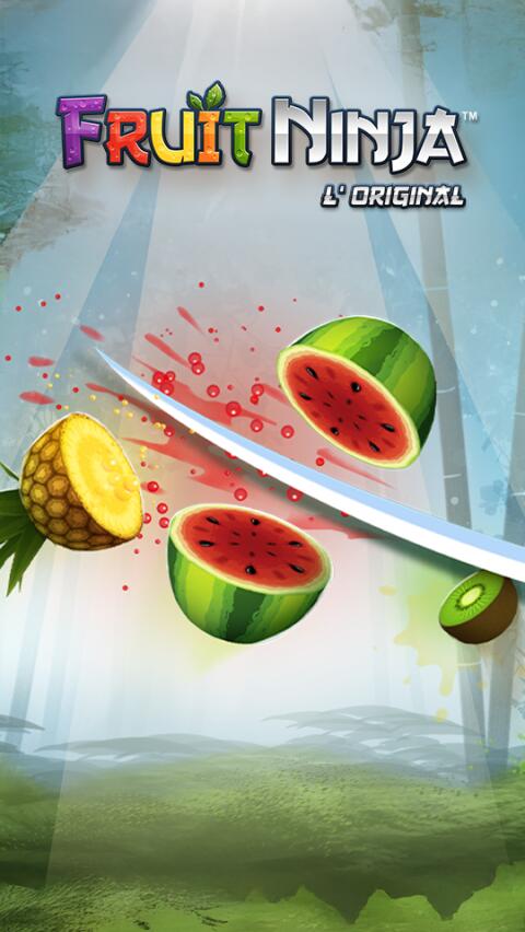 Jeu iPhone Fruit ninja: L'original