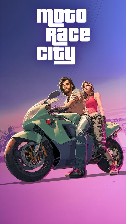 Jeu Android Moto race city