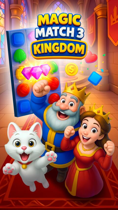 Jeu Android Magic match 3 kingdom