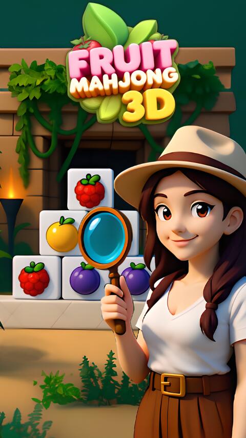 Jeu Android Fruit mahjong 3D