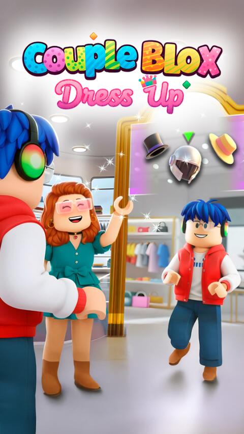 Jeu iPhone Couple blox dress up