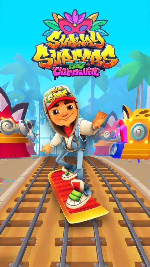 Jeu Android Subway surfers: Rio carnival