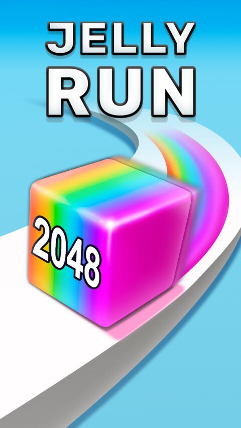 Jeu Android Jelly run 2048