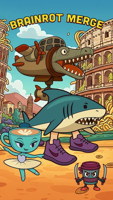 Jeu Android Brainrot merge