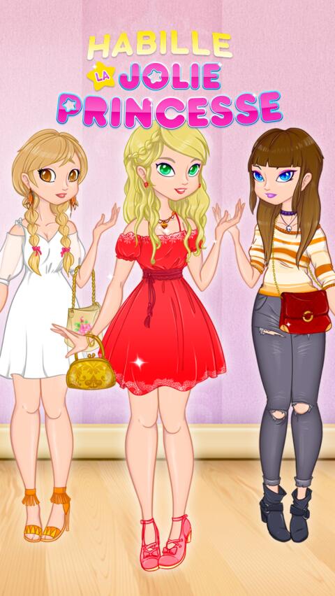 Jeu Android Habille la jolie princesse